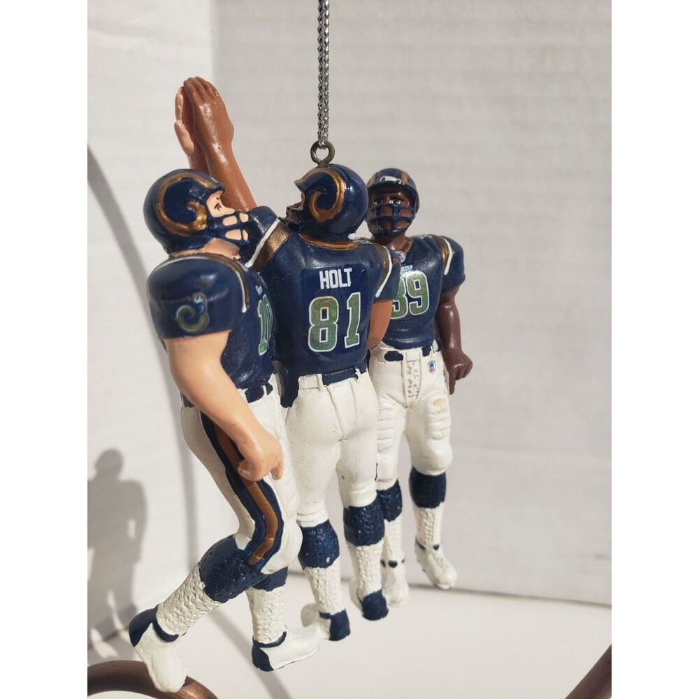 Greatest Show On Turf St Louis Rams Christmas NFL Ornament Holt Burger Jackson - Picture 7 of 13